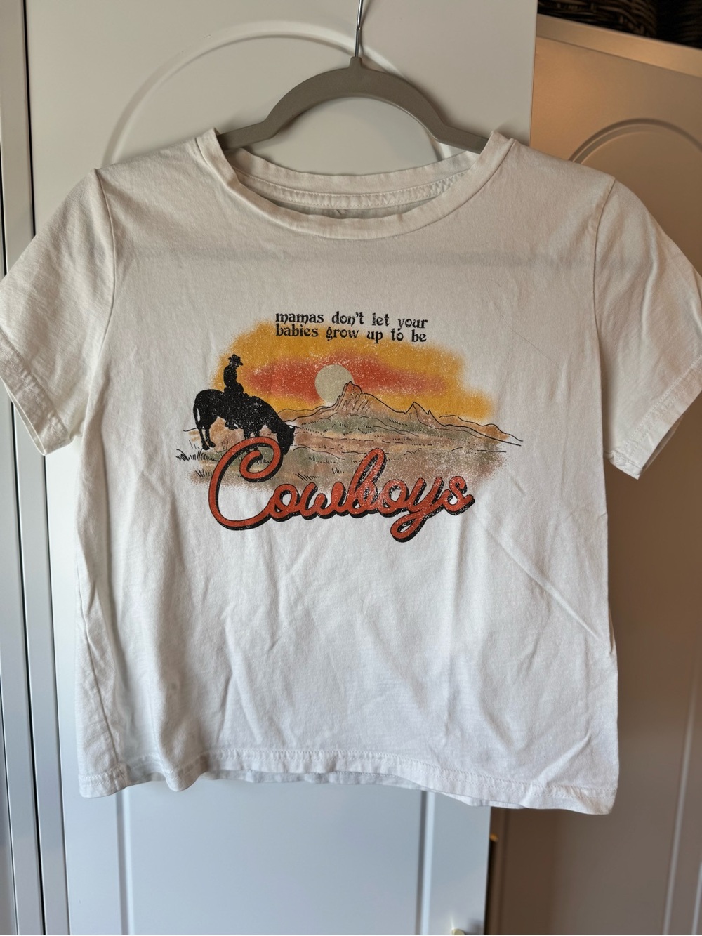 Midnight Rider with Waylon Jennings  Graphic 'Cowboys' Tee